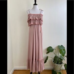 Mauve Pink Vicky Vaughn Spaghetti Strap Dress